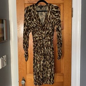 Leopard print dress